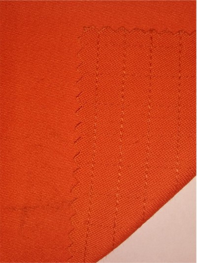 HN-PNST  02 全棉阻燃防靜電直貢緞 16*10 350G/M2 側面照